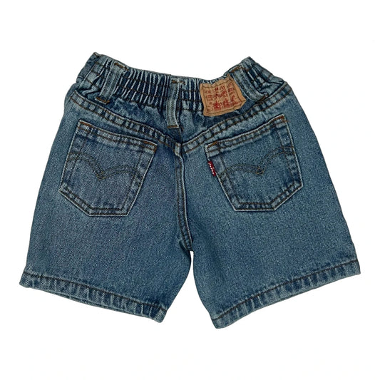 Vintage Age 18 Months Levis Denim Shorts - 3XS Blue Cotton