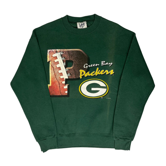Green Bay Packers Lee Sport Graphic Sweatshirt - Large Green Cotton Blend