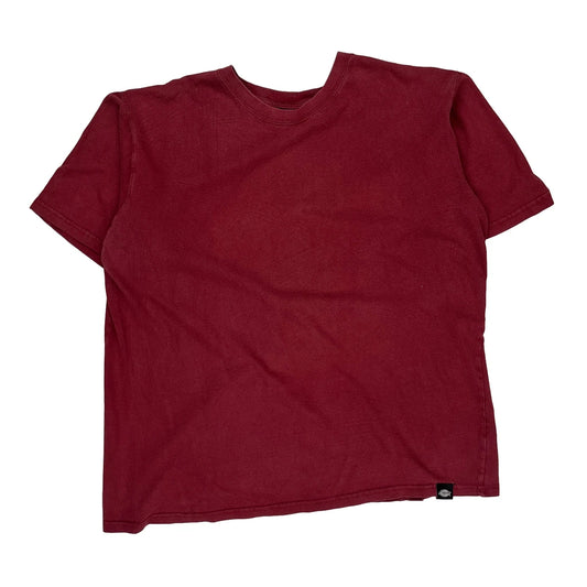 Dickies T-Shirt - 2XL Red Cotton