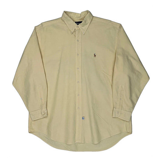 Yarmouth Ralph Lauren Shirt - XL Beige Cotton