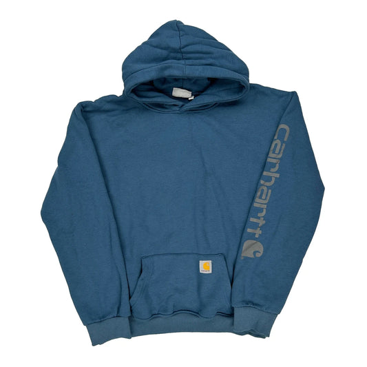 Work In Progress Carhartt Hoodie - 2XL Blue Cotton