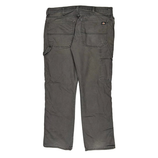 Vintage Dickies Carpenter Trousers - 36W 29L Grey Cotton Blend