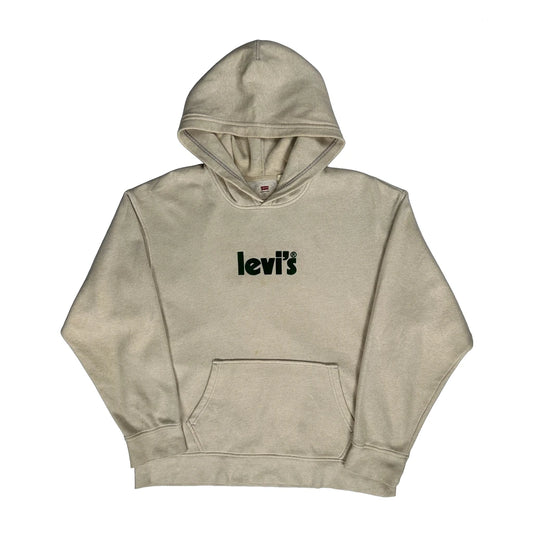 Levis Hoodie - Large Beige Cotton
