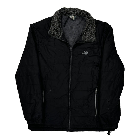 New Balance Jacket - Medium Black Polyester