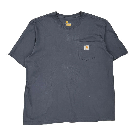 Carhartt T-Shirt - 2XL Grey Cotton