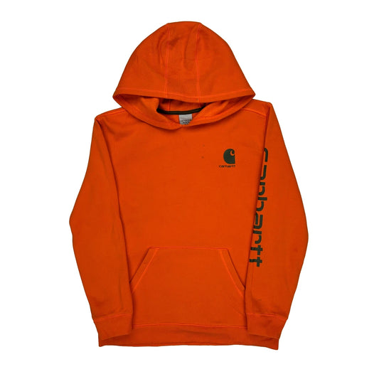 Age 14-16 Carhartt Hoodie - XL Orange Cotton