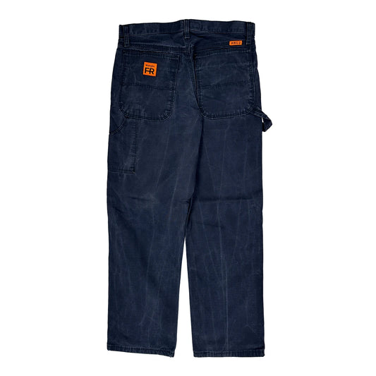 Riggs Carpenter Trousers - 32W 30L Blue Cotton