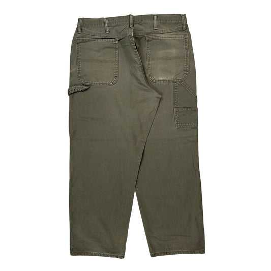 Unbranded Carpenter Trousers - 34W 30L Green Cotton