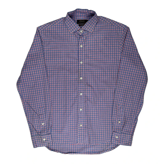 Polo By Ralph Lauren Checked Shirt - Medium Blue Cotton