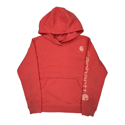 Age 14 Carhartt Hoodie - XL Red Cotton