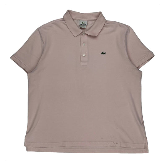 Lacoste Polo Shirt - XL Pink Cotton