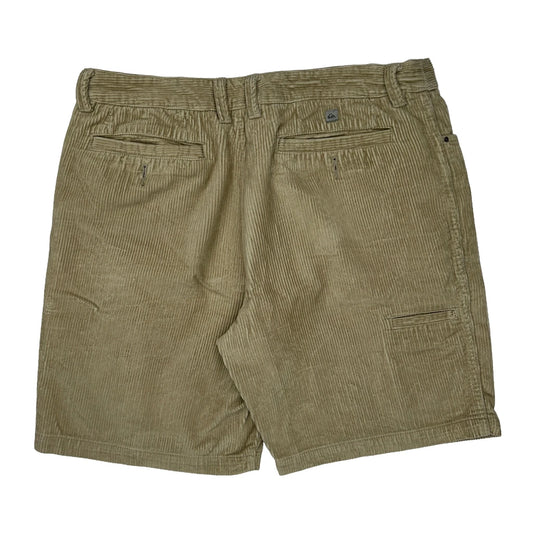 Quiksilver Cord Trousers - 38″ Waist Beige Corduroy