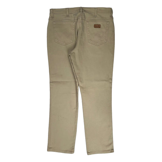 Wrangler Chinos - 35W 31L Beige Cotton
