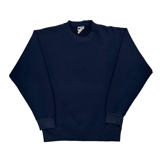 90S Blank Pro Spirit Sweatshirt - Medium Navy Cotton