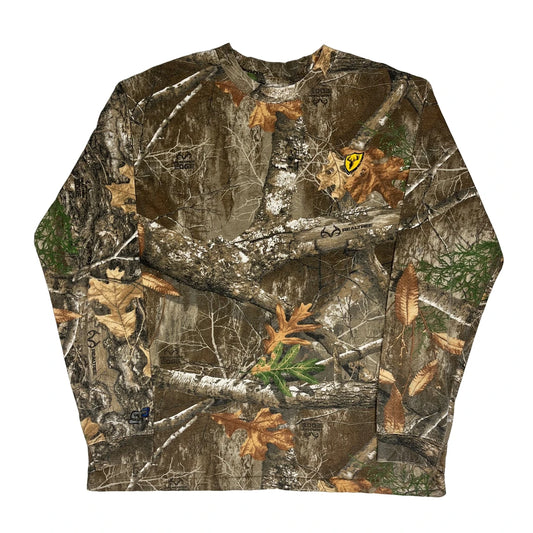 Realtree Camo Long Sleeve T-Shirt - XL Camo Cotton