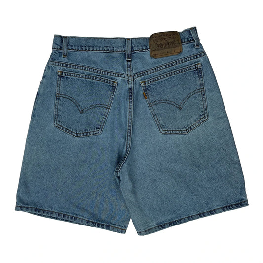 Levis Denim Shorts - 30W 9L Blue Denim