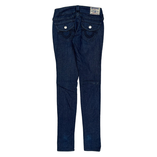 True Religion Skinny Jeans - 28W UK 6 Blue Denim