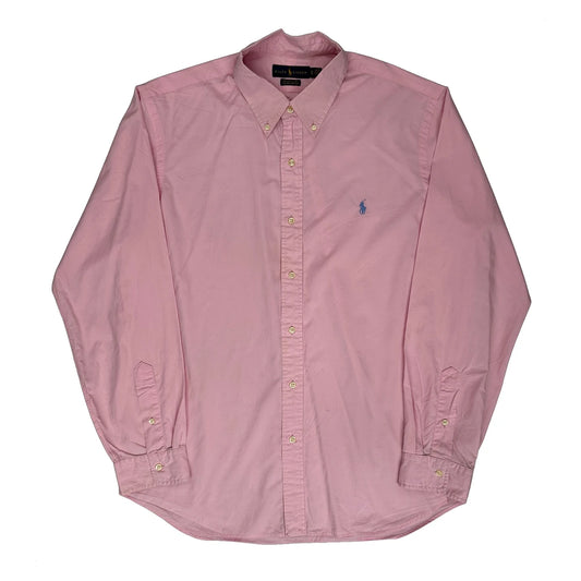 Custom Fit Ralph Lauren Shirt - XL Pink Cotton