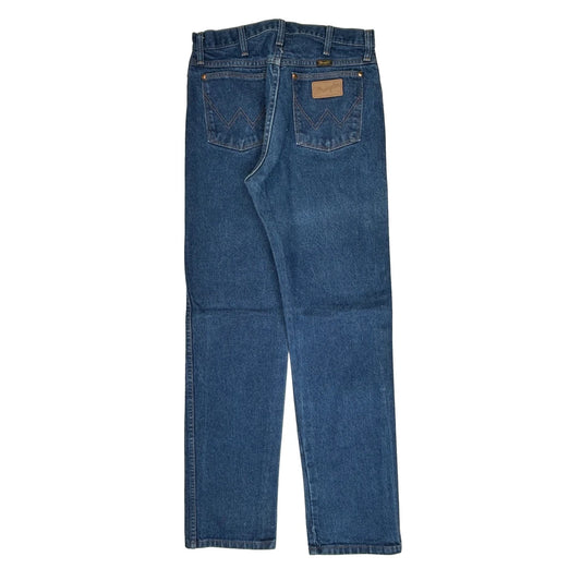 Wrangler Jeans - 29W 33L Dark Wash Cotton