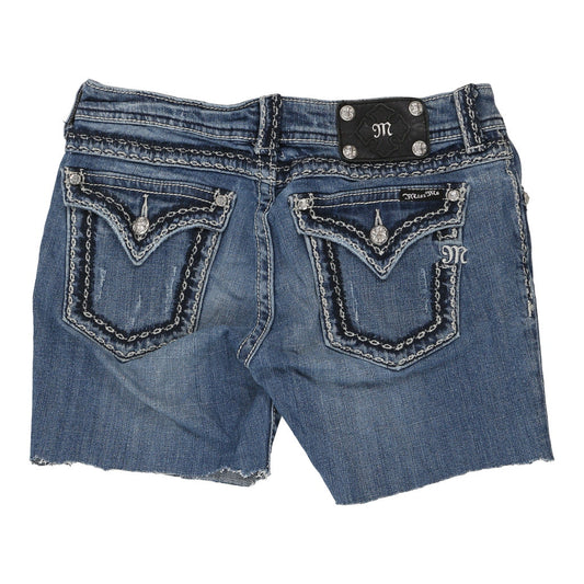 Vintage blue Miss Me Denim Shorts - womens 32" waist