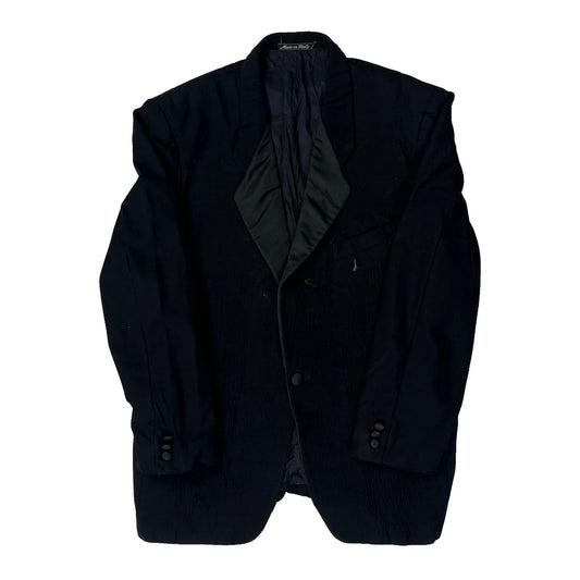 Made In Italy Armani Mani Blazer - Small Black Wool
