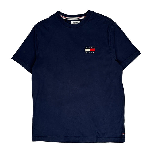 Tommy Jeans T-Shirt - Medium Navy Cotton