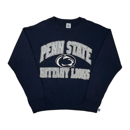 Penn State Nittany Lions Logo Athletics College Sweatshirt - XL Navy Cotton