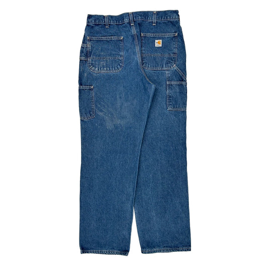 Carhartt Carpenter Jeans - 36W 34L Blue Cotton