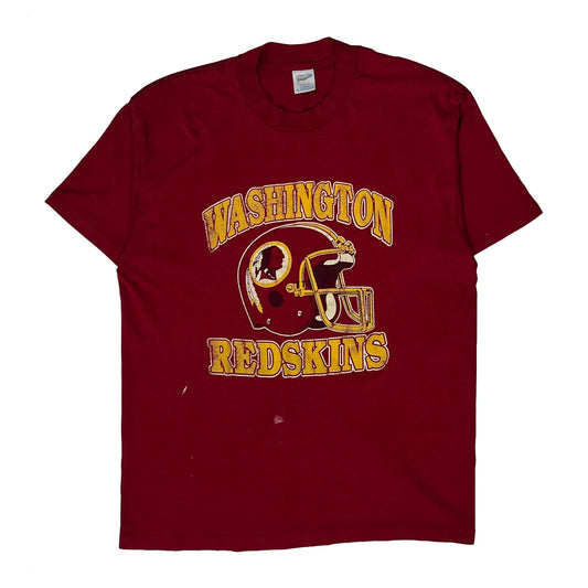 Washington Redskins Trench Graphic T-Shirt - XL Burgundy Polyester Blend