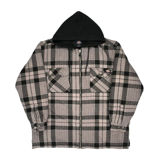 Dickies Checked Overshirt - XL Pink Cotton