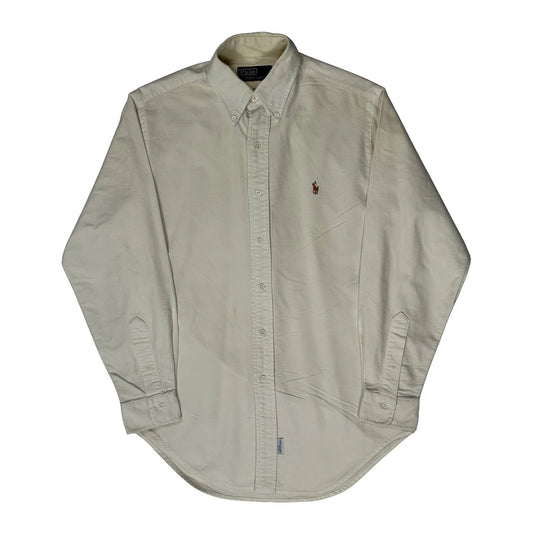 Polo By Ralph Lauren Shirt - Medium Cream Cotton