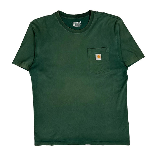 Loose Fit Carhartt T-Shirt - Medium Green Cotton