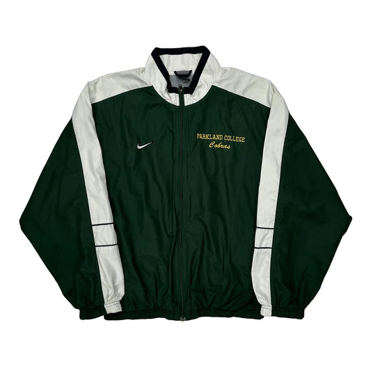 Vintage Parkland College Cobras Nike College Jacket - Medium Green Polyester