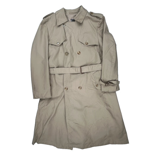 Christian Dior Trench Coat - Large Beige Cotton