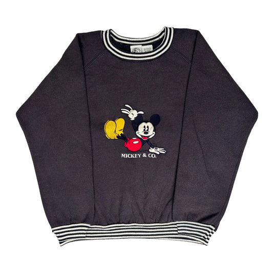Age 14-16 Mickey & Co. Sweatshirt - Large Black Polyester Blend