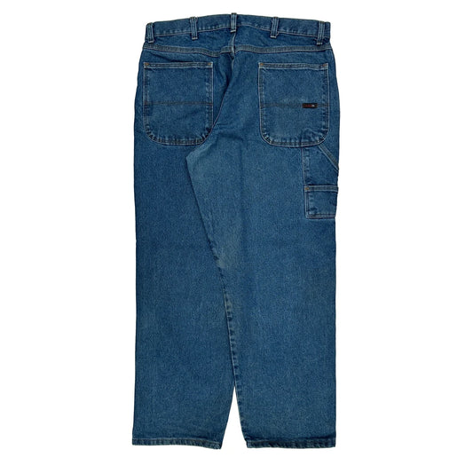 Wrangler Carpenter Jeans - 36W 31L Blue Cotton
