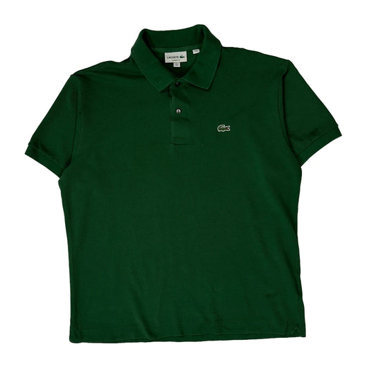 Lacoste Polo Shirt - XL Green Cotton