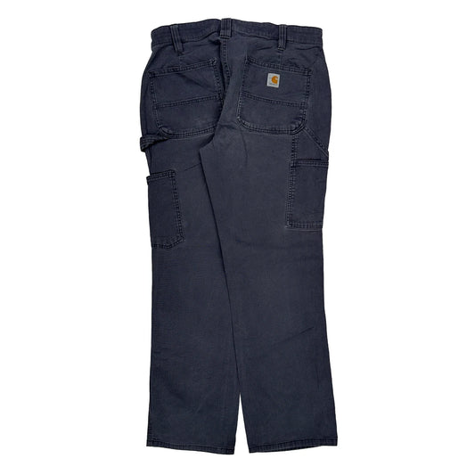 Carhartt Carpenter Trousers - 31W UK 12 Grey Cotton