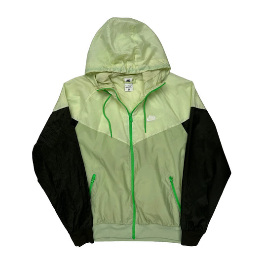 Nike Windbreaker - Large Green Polyester