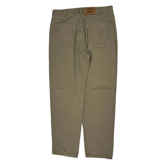 Levis Trousers - 34W 30L Beige Cotton