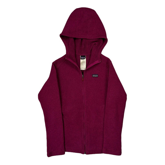 Age 12 Patagonia Fleece - Large Purple Polyester