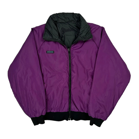 Vintage Columbia Jacket - XL Purple Nylon