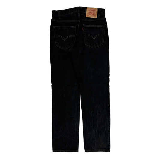 505 Levis Jeans - 31W 32L Black Cotton