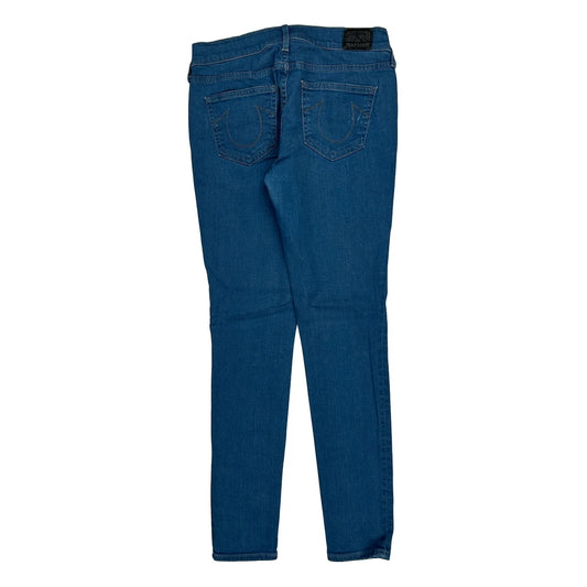True Religion Skinny Jeans - 27W UK 6 Blue Cotton
