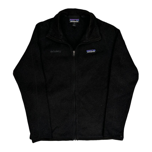 Patagonia Fleece Jacket - Small Black Polyester
