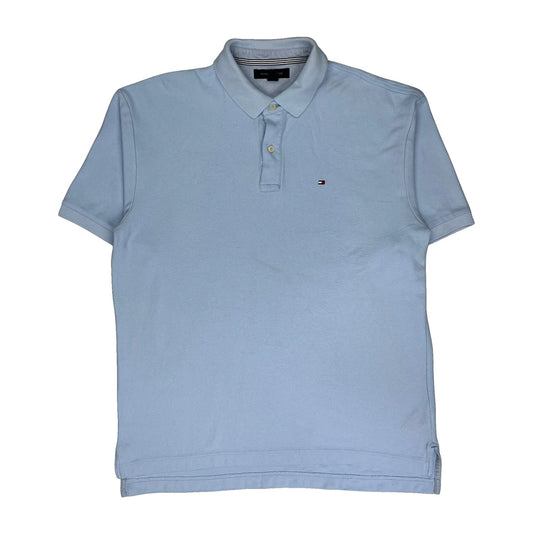 Tommy Hilfiger Polo Shirt - XL Blue Cotton