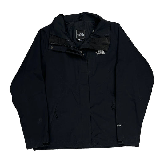 Vintage The North Face Waterproof Jacket - Medium Black Polyester