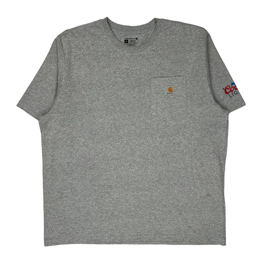 Carhartt Graphic T-Shirt - XL Grey Cotton