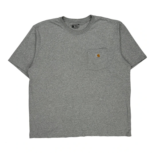 Carhartt T-Shirt - XL Grey Cotton