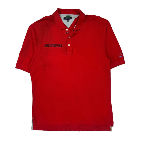 Tommy Hilfiger Polo Shirt - XL Red Cotton